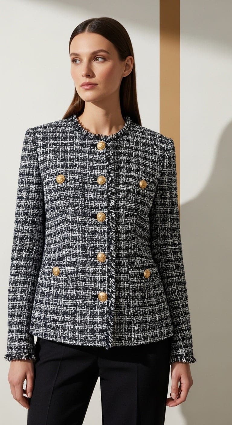 The Classic Tweed Bouclé Jacket