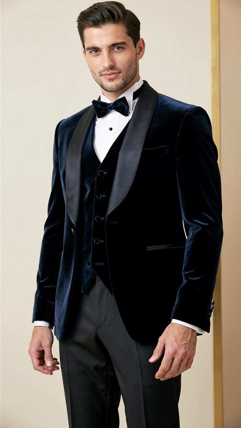 The Sovereign 3-Piece Velvet & Silk Dinner Suit