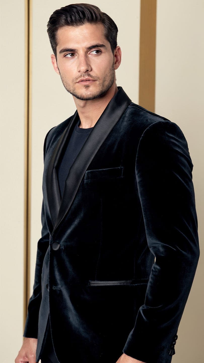 The Plush Velvet Smoking Jacket