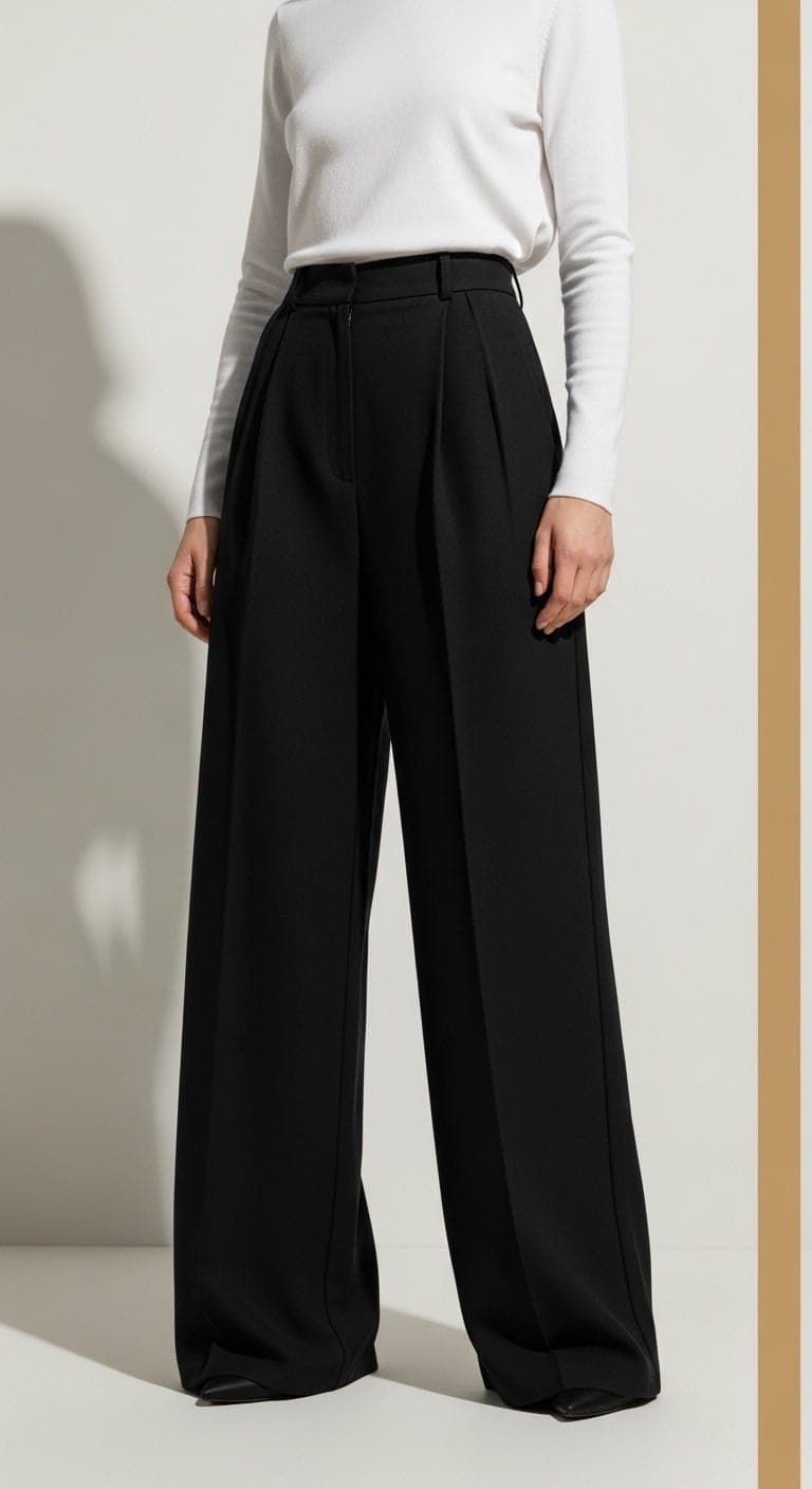 The High-Waist Wide-Leg Trouser