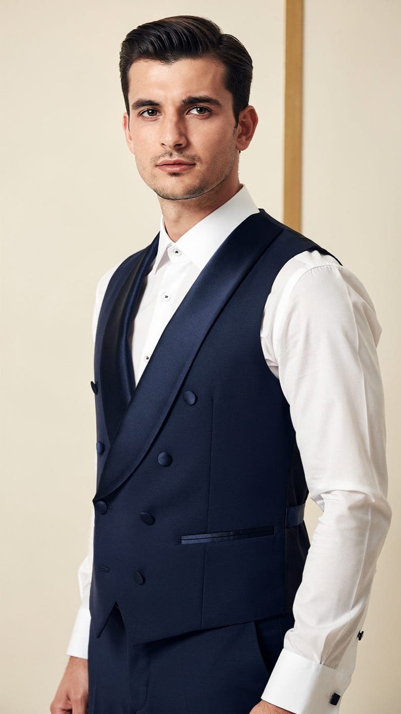The Shawl-Lapel Tuxedo Vest