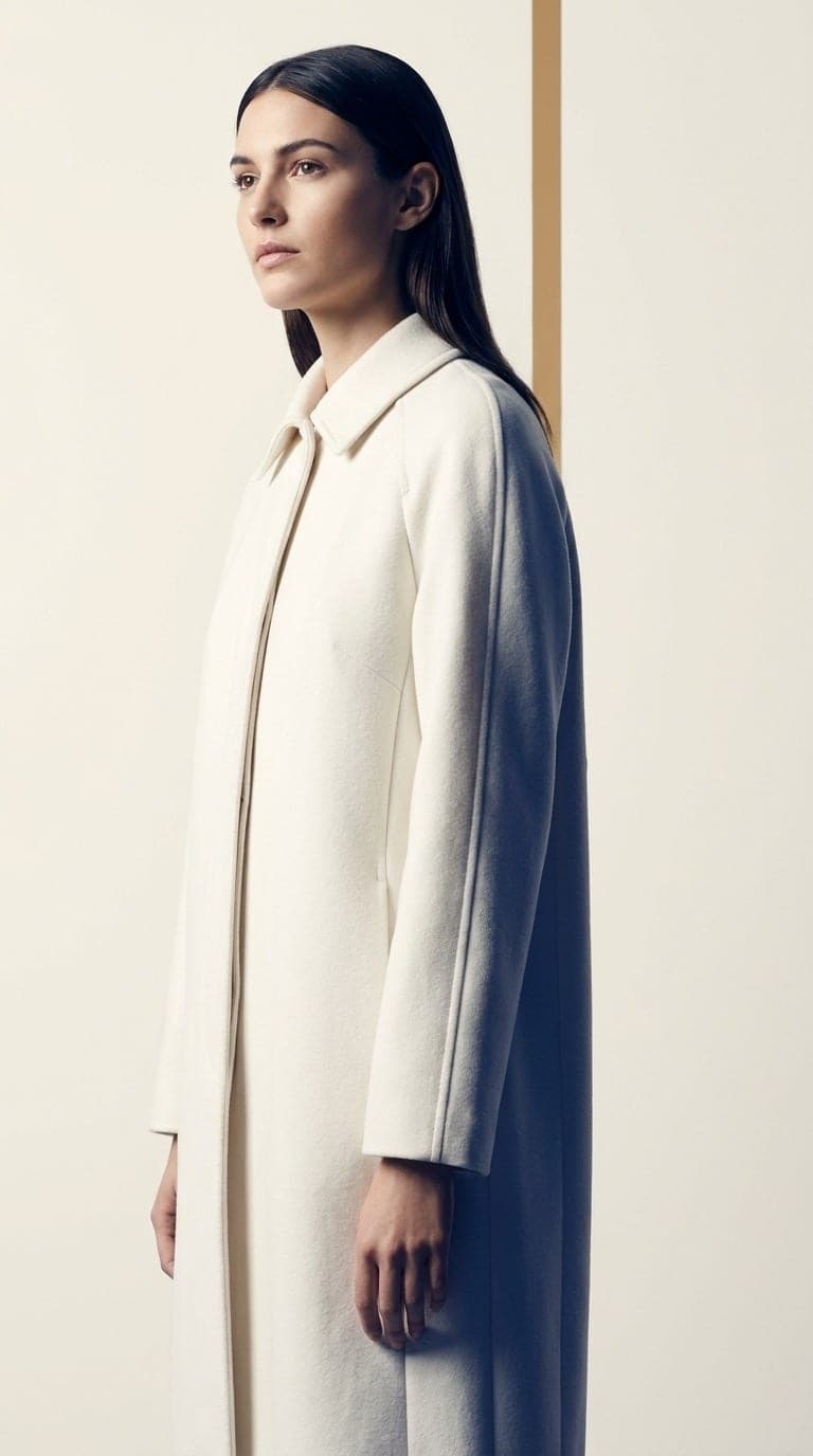 The Minimalist Single-Breasted Overcoat