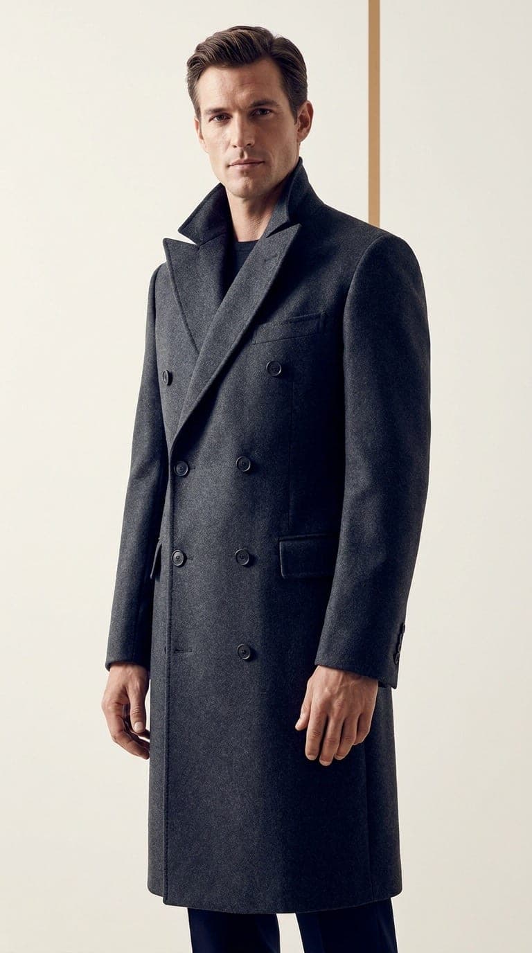 The Double-Breasted Paletot Overcoat