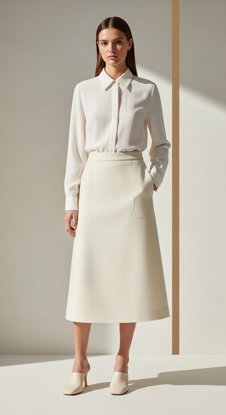 The Minimalist A-Line Skirt