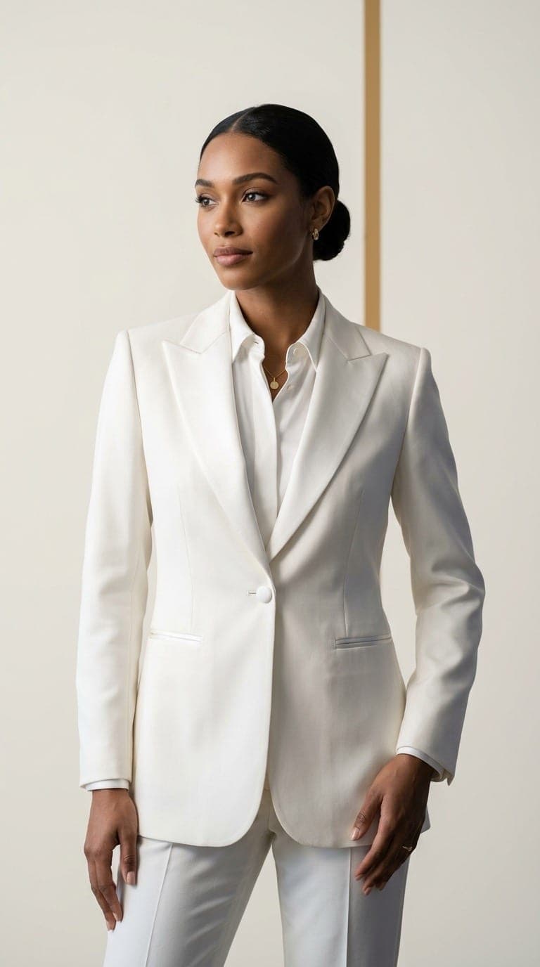 The Ivory Albion Tuxedo Jacket