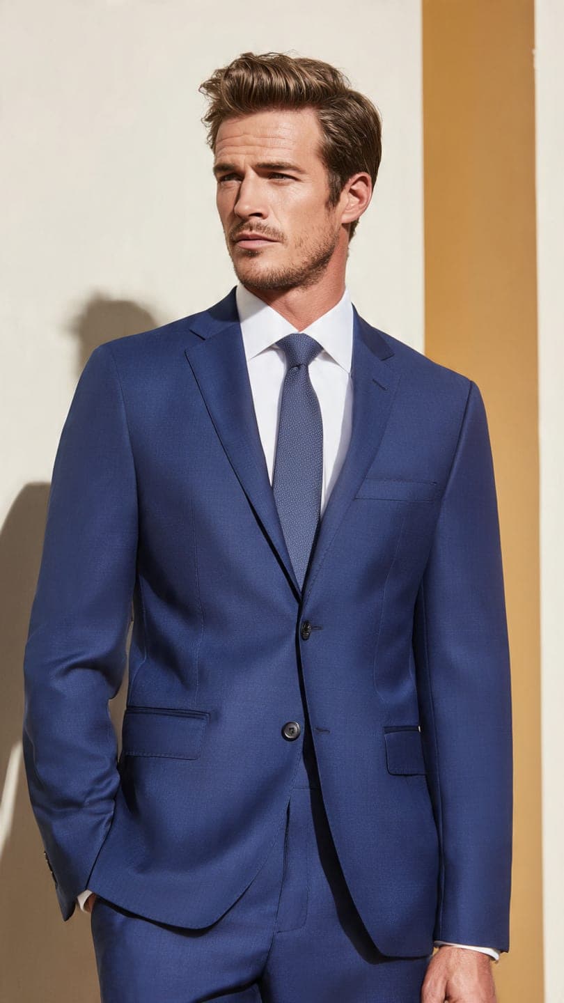 Royal Blue Two Button Blazer