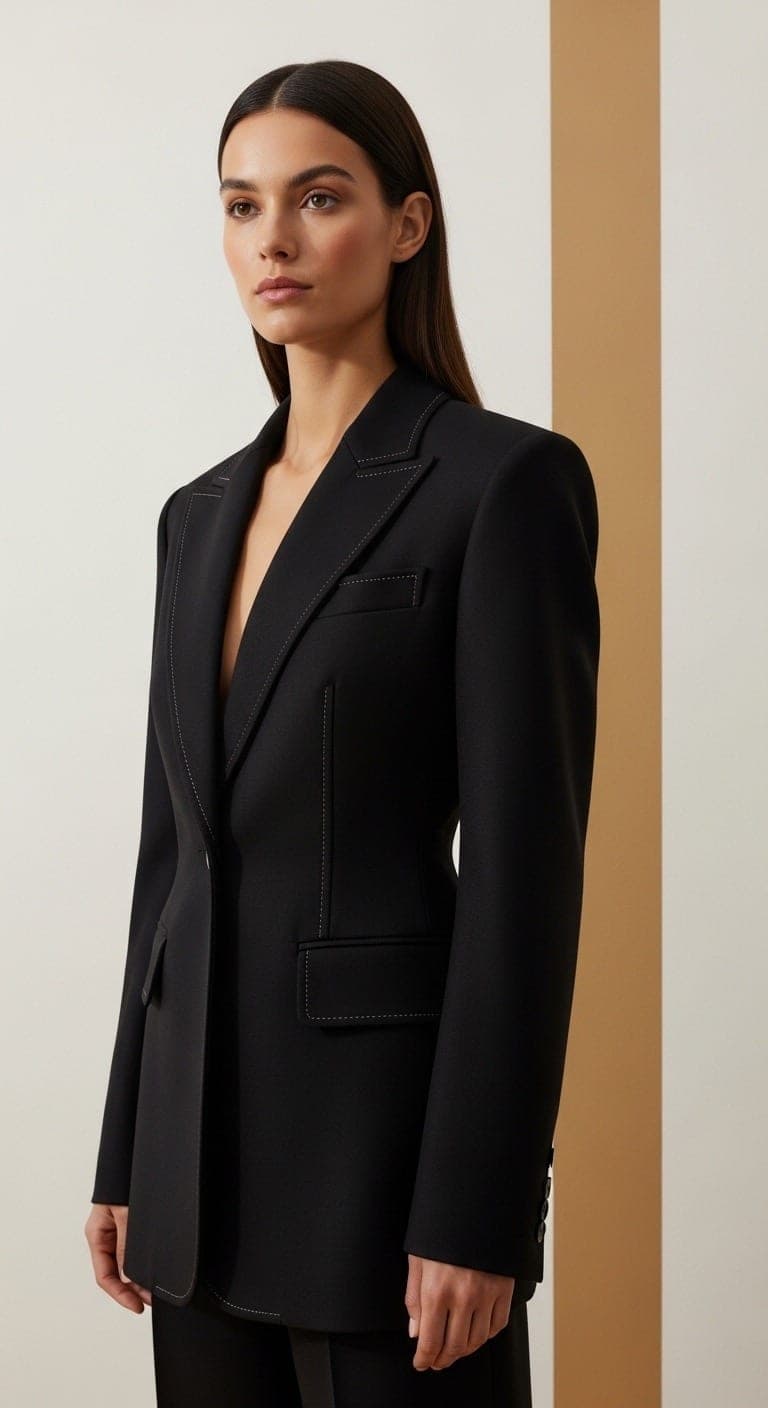 The Sharp Peak-Lapel Blazer