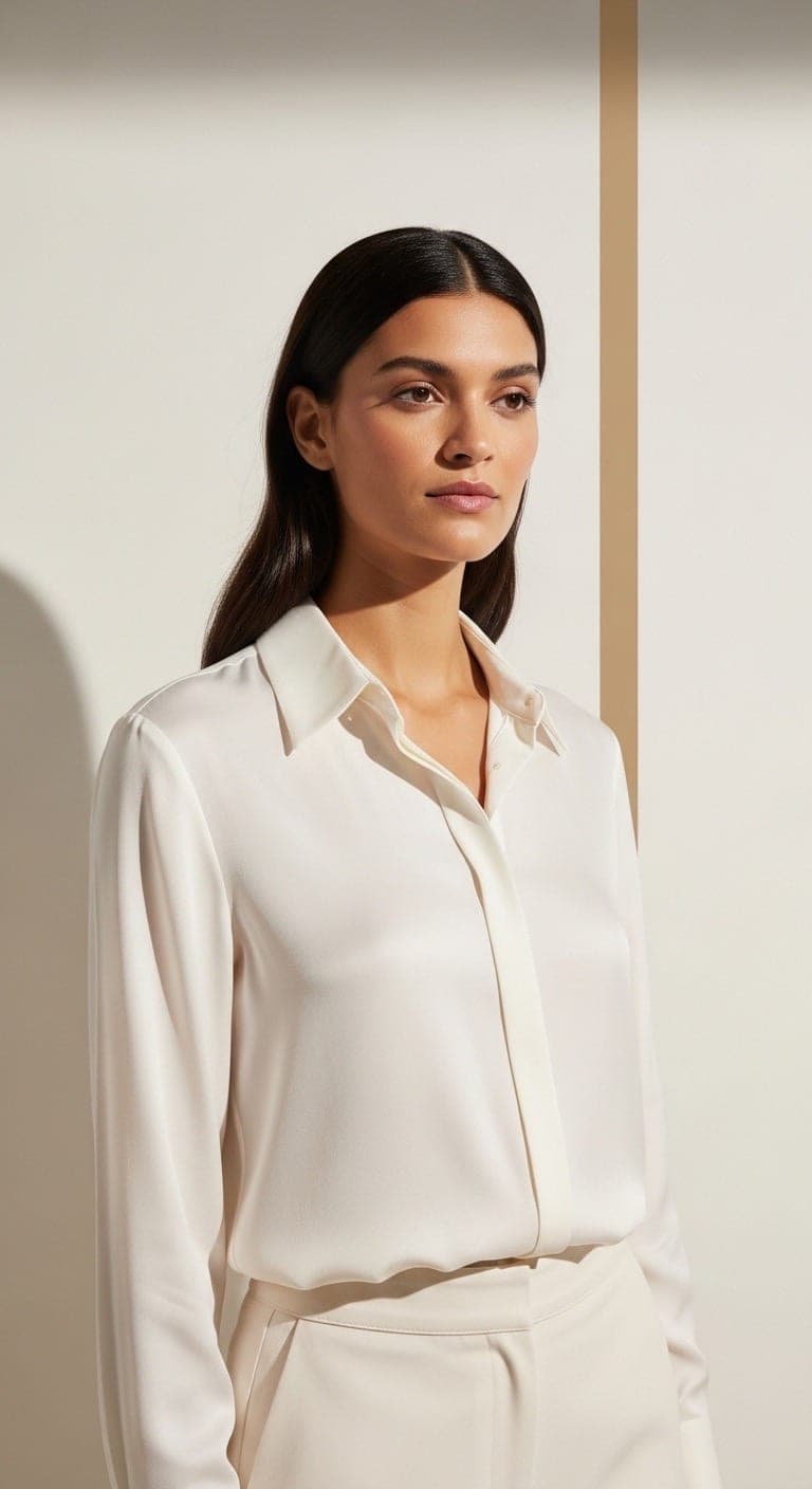 The Perfect Silk Button-Down