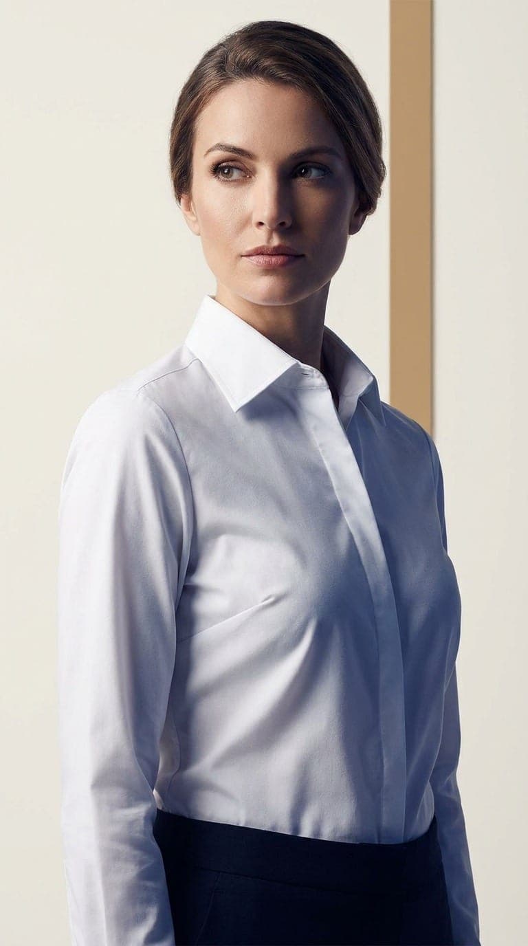 The Minimalist Fly-Front Tuxedo Shirt