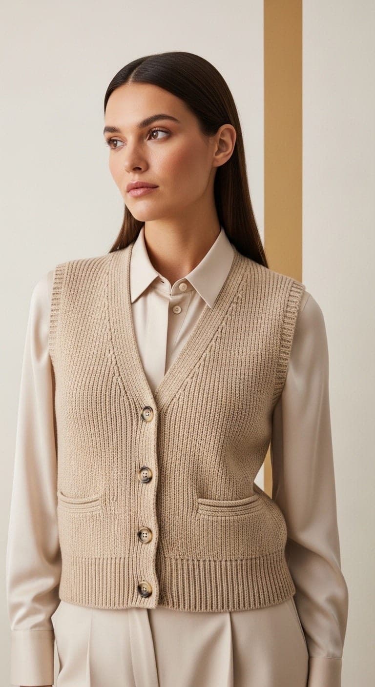 The Knit Tailored Vest