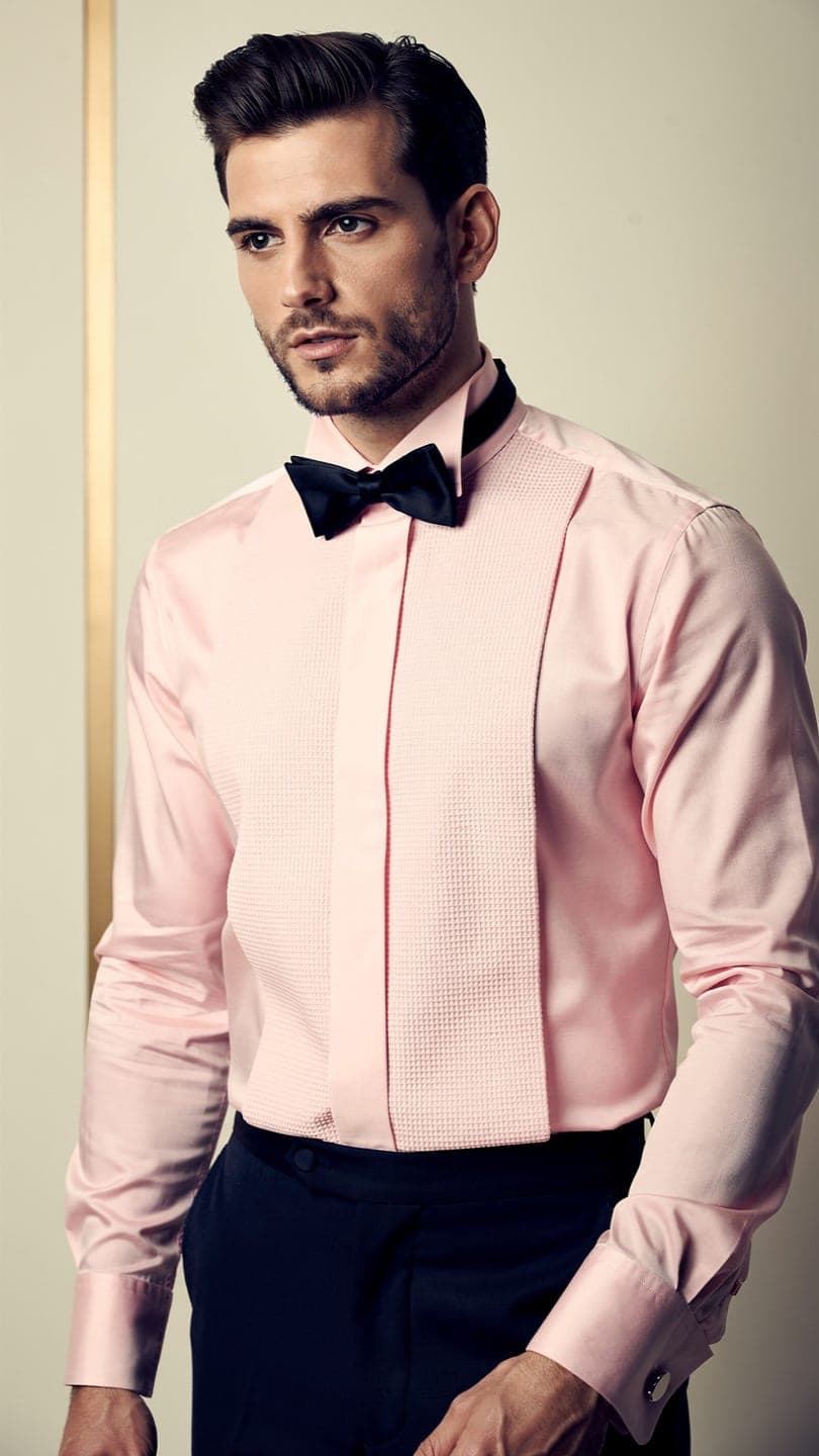 The Piqué Bib Tuxedo Shirt (Marcella)