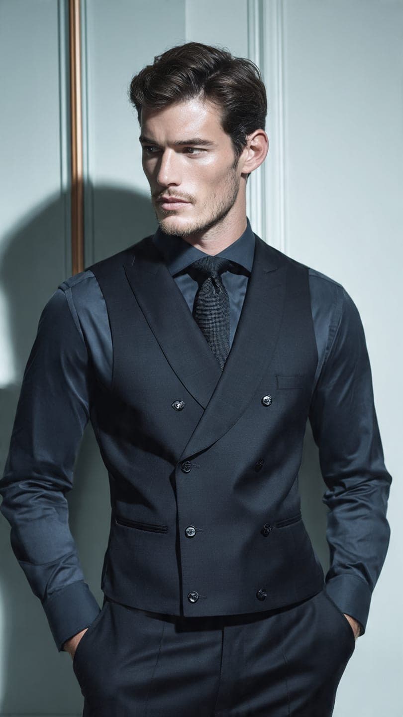 Double Breasted Vest