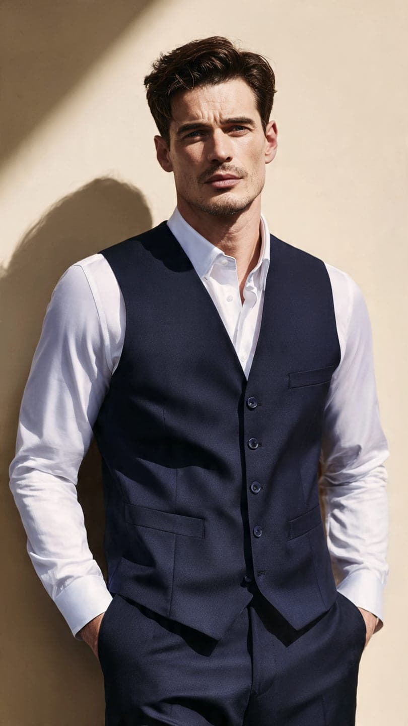 Single Breasted Formal Vest