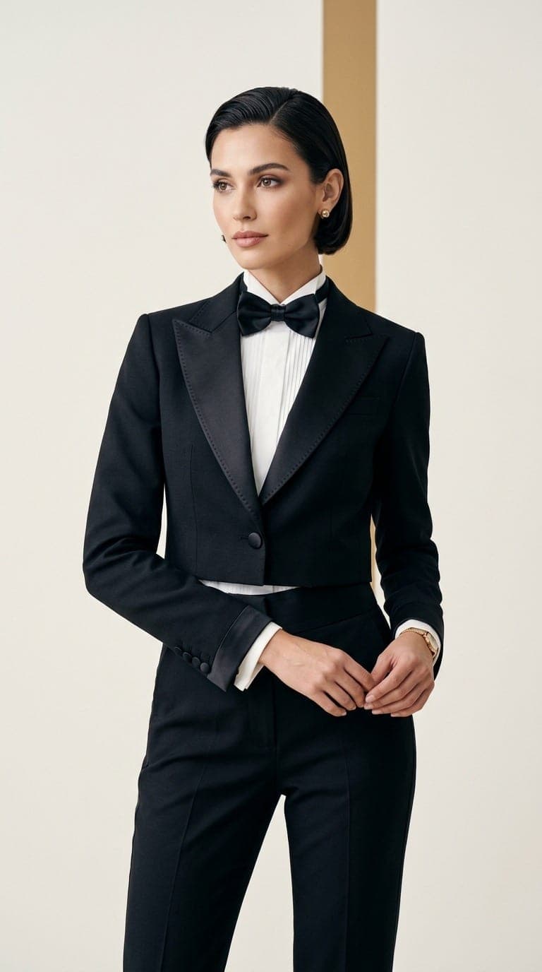 The Cropped Dinner Tuxedo Jacket