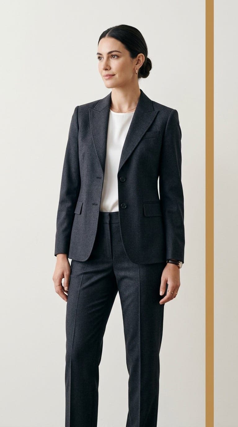 The Executive Tailored Pant Suit (2-Piece)