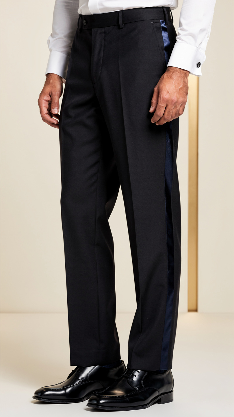 The Heritage Satin-Stripe Tuxedo Trouser
