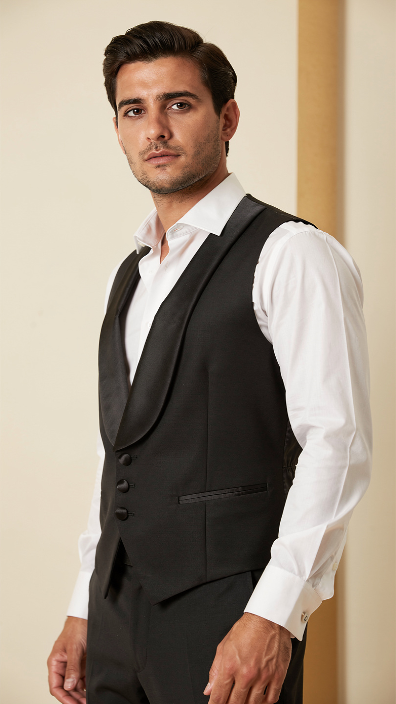 The Low-Cut Formal Evening Vest