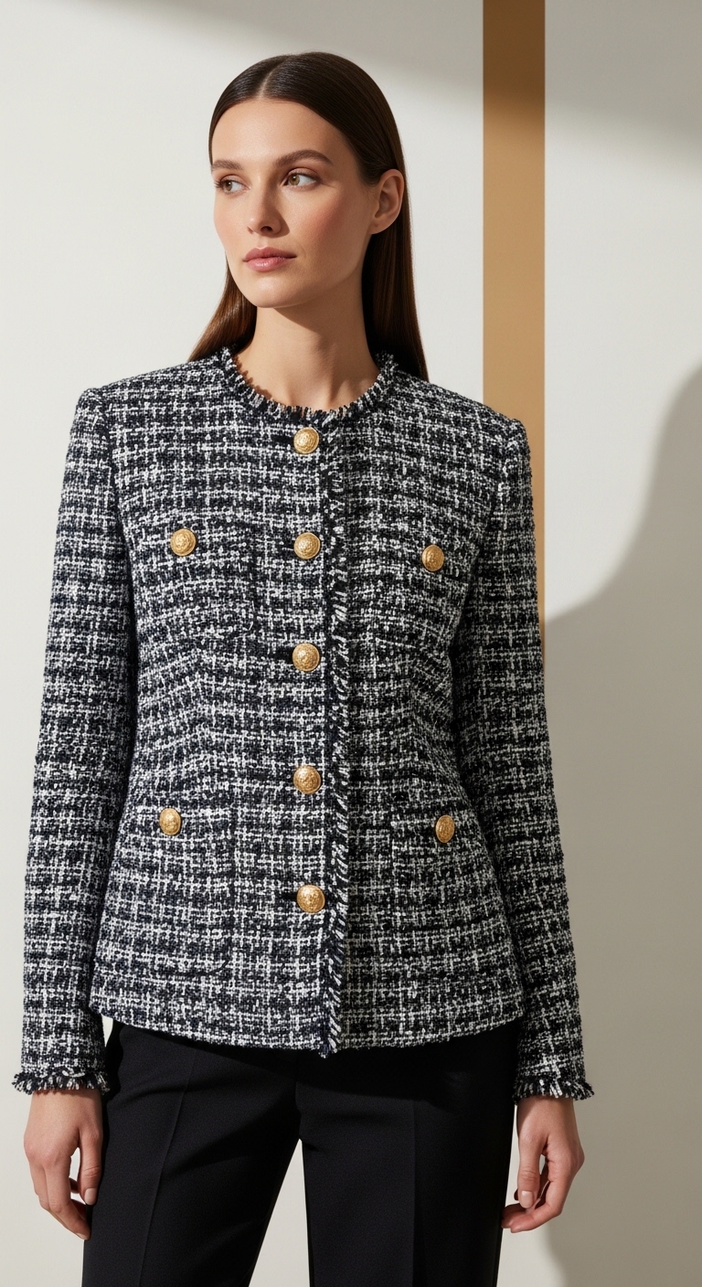 The Classic Tweed Bouclé Jacket